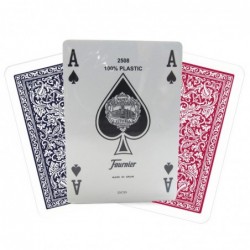 Jeux de 55 cartes 100 % plastiques - Réf. 2508
