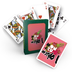 Poker personnalisable - Jeu de 54 cartes
