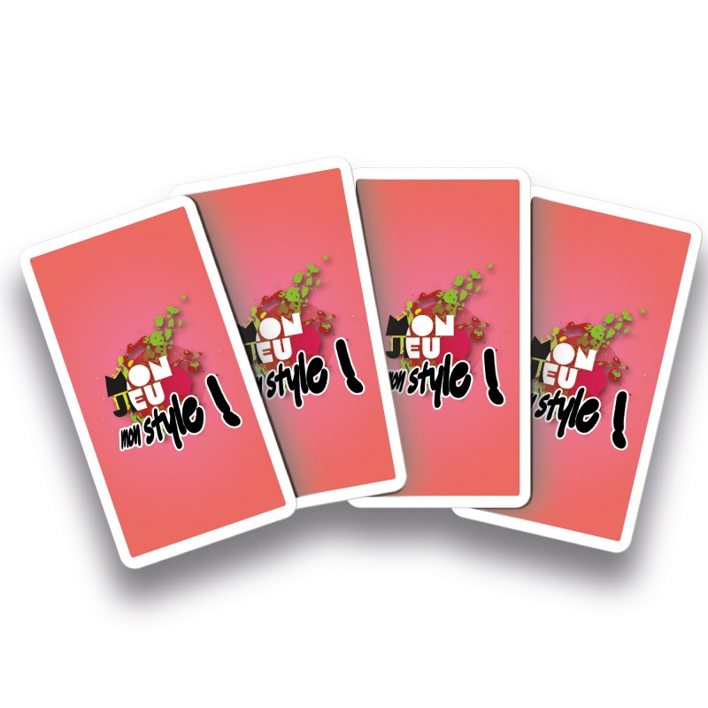 80 cartes 61x112mm perso - tarot en création totale face & dos