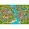Circuit ville miniature - Tapis de jeux polyester - 40x60