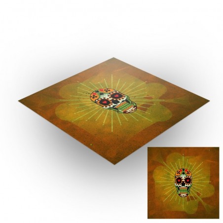 Tapis de jeux polyester - 78x78 - Calavera