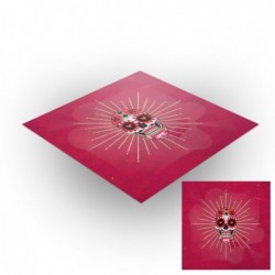 Tapis de jeux polyester - 78x78 - Calavera