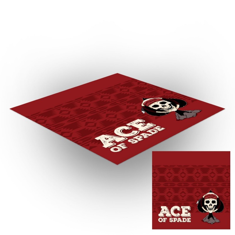 Tapis de jeux polyester - 78x78 - Ace Of Spade
