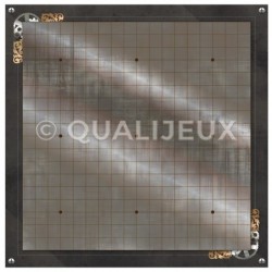 Tapis de jeux polyester - 60x60 - Jeu de Go Steampunk