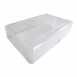 Boîte plastique souple transparente