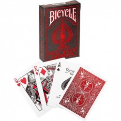 Jeu Metalluxe Red - BICYCLE® cartes de collection