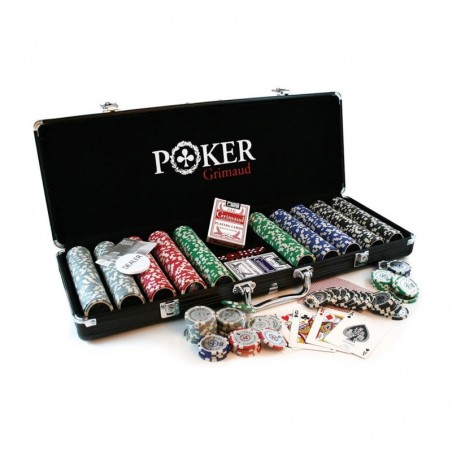 Mallette Poker Premium - Grimaud - 500 jetons