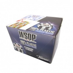 Jeux WSOB de 55 cartes 100 % plastiques - Réf. WSOP